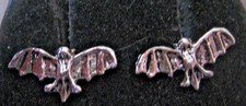 Fledermaus ohrringe 925 silber - ohrringe,