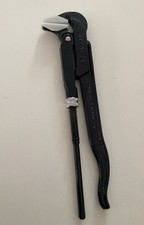 1" Eckrohrzange von Lux-Tools wie neu schwarz mit Originalschutz