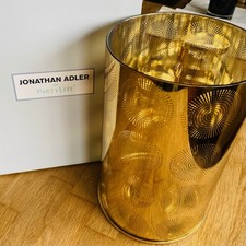 Partylite P91662 Windlichtglas Santorini mit Teelichhalter, gold