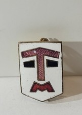 Original alte THEATERAUSTELLUNG MAGDEBURG 1927 Emaille Brosche Abzeichen