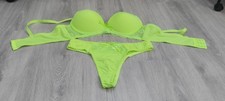 bh set mit slip Neon Gelb