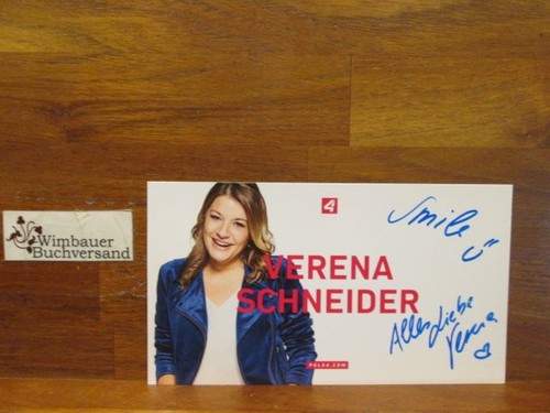 Original autogramm verena - autogramm,