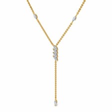 14k Gelbgold Kunstdiamanten