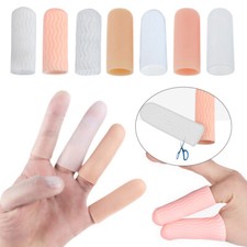 2 Stück Einweg-Fingerschutz Aus Silikon Fingerkappe Schlauch Rutschfeste ↑