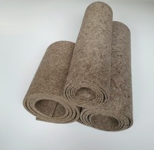 Grauer Filz FILZSTÜCKE - 1 KG , 100% Schurwolle Wollfilz Natur 2 3 4 5 6 8 10 mm