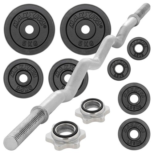 Maxxiva curl set gusseisen 120 - maxxiva,
