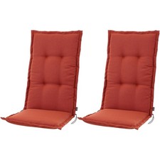 2x Hochlehner Auflagen Sitzkissen Polster für Sessel Gartenstuhl Kissen Einlagen