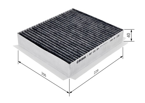 Bosch innenraumfilter 987 - bosch, 1