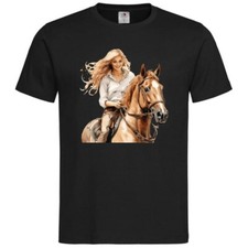 T-Shirt Pferde Reiten Pferd