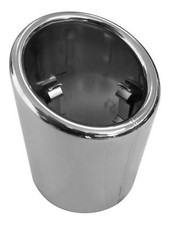 1x Premium Edelstahl Endrohr Auspuff Original Qualität 60-64mm viele Fahrzeuge