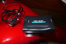 Scart zu HDMI auf Konverter Wandler AV Scaler Converter Adapter 1080P HD