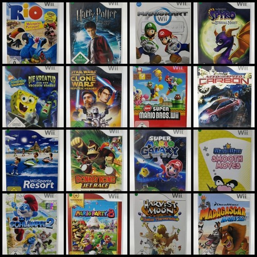 Nintendo wii spiele - spiele, auswahl