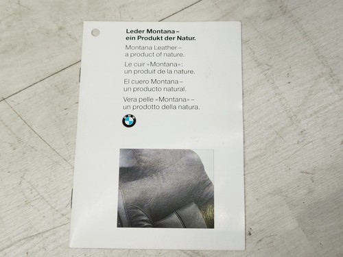 Bmw montana leather handbuch - leather,