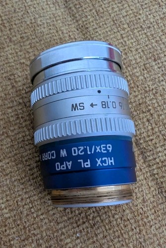 Leica hcx apo 63x 1 - 🔬, 63x/1.20