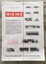Wiking Bild Preisliste 1984
