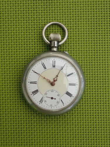 Antike taschenuhr argentan - antike,