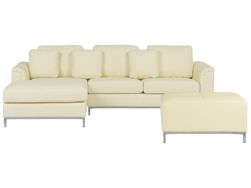 Modernes ecksofa mit ottomane - modernes,