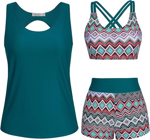 Jasambac teiliger tankini - 3-teiliger,