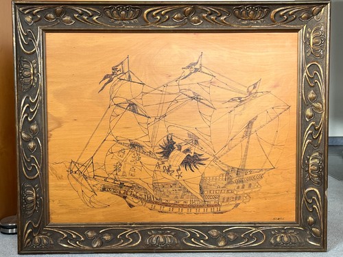 Bild segelschiff holz - segelschiff,, in