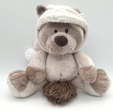 Nici Plüschtier Schneekatze / Katze mit Kapuze ca.35cm | Guter Zustand | - Top!