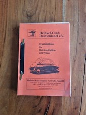 Heinkel Kabinenroller Ersatzteilliste