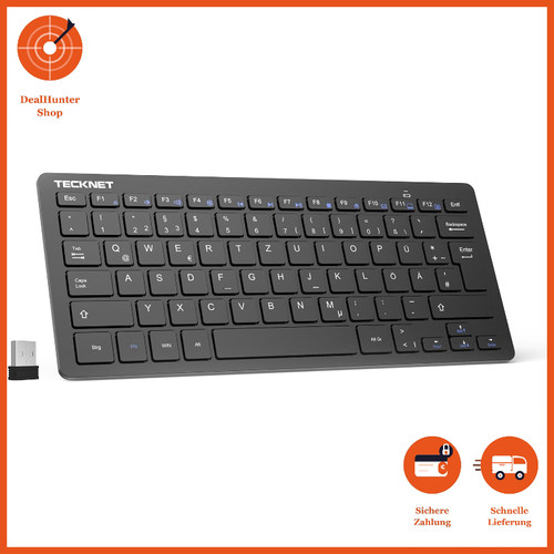 Kabellose mini tastatur - kabellose, mini-tastatur