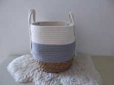 Großer Flechtkorb Bast Korb