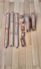 Eisenbahnschienen Holz verschiedene Teile