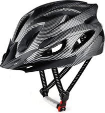 Fahrradhelm für Erwachsene Herren Damen, EPS-Körper + PC-Schale 58-62cm Radhelm