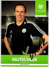 Original Autogramm Oliver Mutschler VfL Wolfsburg /// Autograph signiert signed 