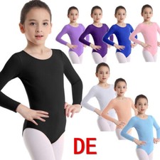 DE ranrann Mädchen Body Langarm Gymnastikanzug Ballett Trikot Ballettanzug Sport