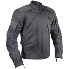 Motorrad Manner Lederjacke Rennen Biker Lederjacke Leder Bikerjacken-XS-S-M-L-XL