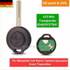 Funkschlüssel  Funk Fernbedienung  für Smart 454 FORFOUR Mitsubishi Colt ID46 