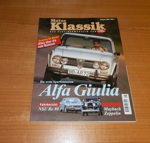 Motor klassik 1996 alfa - motor, 8/1996,