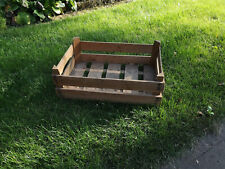 alte DDR Holz-Obststiege "ElbeObst Dresden"