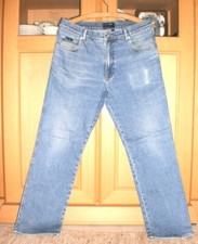 Vintage GOOOD GOOD JEANS Herren Stretch Blau USED Waschung W33 L30 W32 Baumwolle