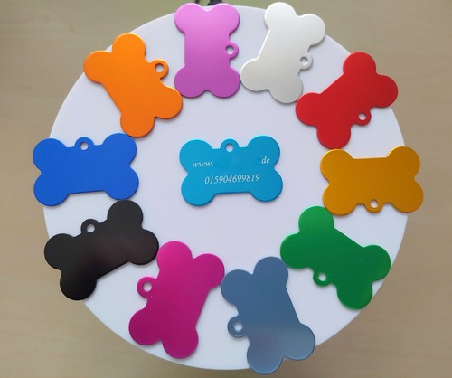 Hundemarken knochen gravur - hundemarken,
