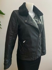 Yigga Größe 164 Lederimitat Biker Jacke schwarz neuwertig