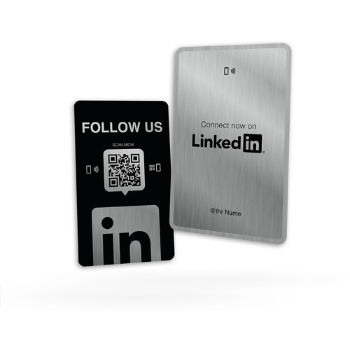 Nfc metallkarte für linkedin - für,