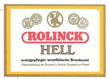 altes Bieretikett Brauerei