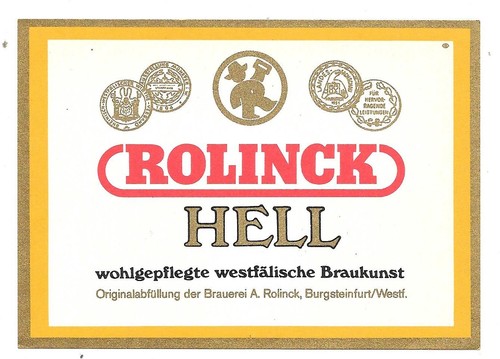 Altes bieretikett brauerei - bieretikett,
