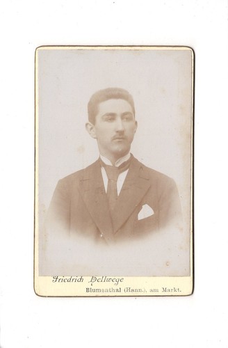Cdv foto herrenportrait - cdv, mit