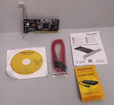 Delock PCI Karte 4 x intern SATA mit RAID 70154 NEU