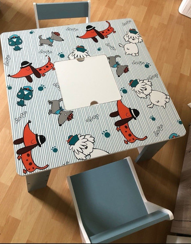 Kinderspieltisch aus holz - kinderspieltisch,