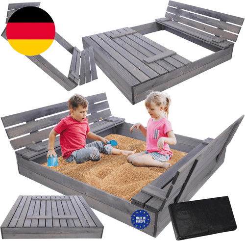 Sandkasten mit deckel und - sandkasten,