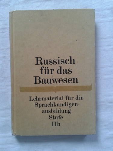 Russisch für das - , bauwesen