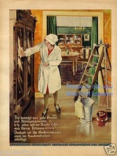 Putzmittel Mop Reklame von