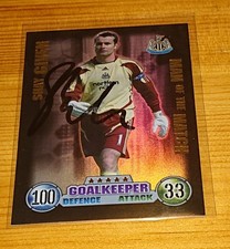 1/19  2007-08 Match Attax England  Shay Given  (Newcastle United) MotM signiert 