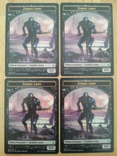 Mtg magic zombie army token - magic,
