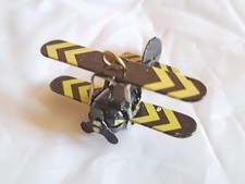 Blechspielzeug - Mini Doppeldecker Flugzeug, verschiedene Modelle - Neuheit 2019